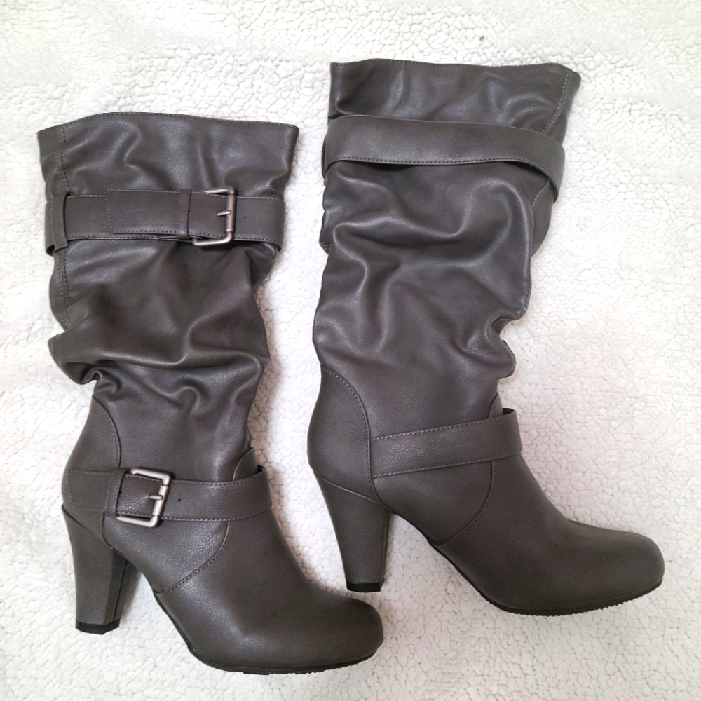 Western mid-calf boots